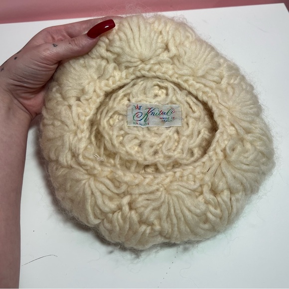 Vintage knit beret - Picture 4 of 5